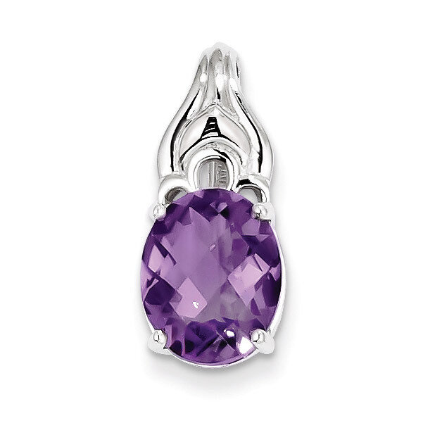 Amethyst Pendant Sterling Silver QP2909AM, MPN: QP2909AM, 883957358017