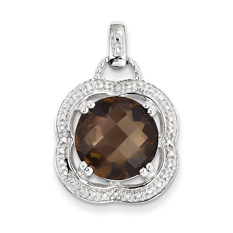 Smokey Quartz Pendant Sterling Silver QP2930SQ, MPN: QP2930SQ, 883957358079