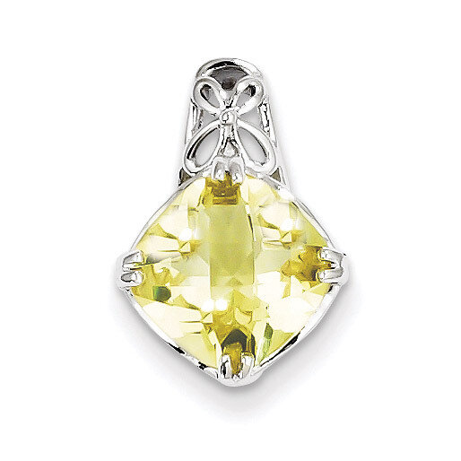 Lemon Quartz Pendant Sterling Silver QP2931LQ, MPN: QP2931LQ, 883957022468