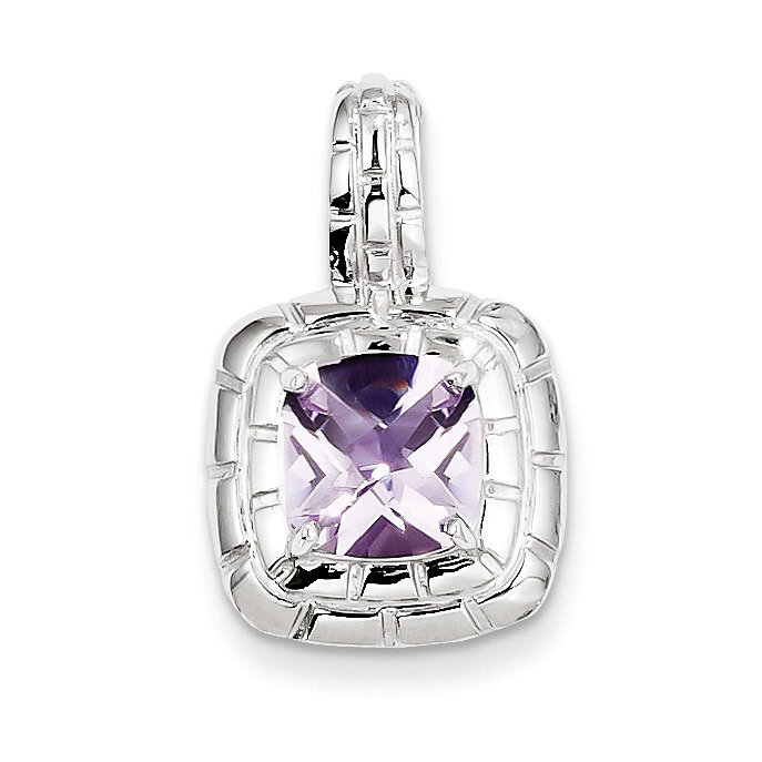 Pink Quartz Pendant Sterling Silver QP2939PQ, MPN: QP2939PQ, 883957017402