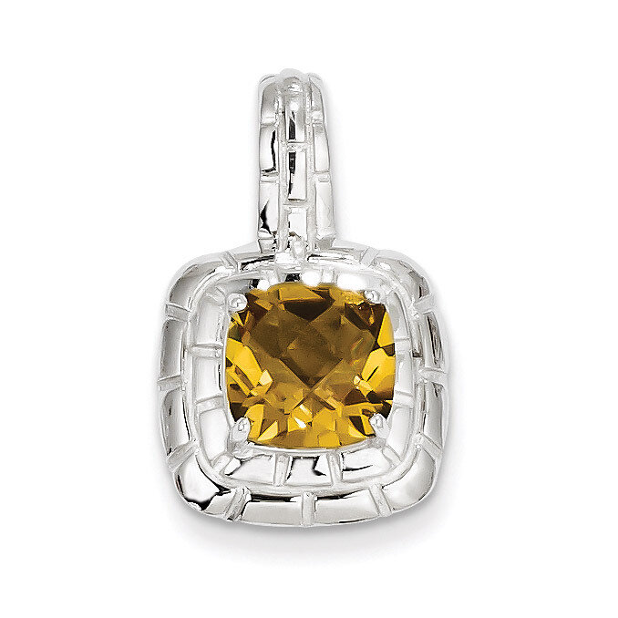 Whiskey Quartz Pendant Sterling Silver QP2939WQ, MPN: QP2939WQ, 883957014777
