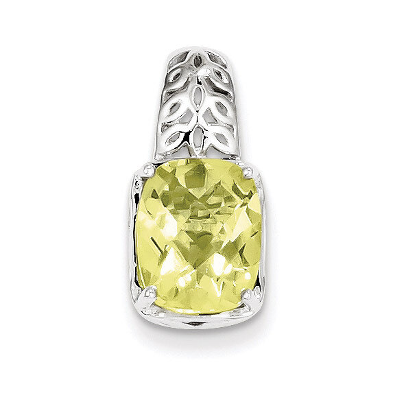 Lemon Quartz Pendant Sterling Silver QP2947LQ, MPN: QP2947LQ, 883957010366