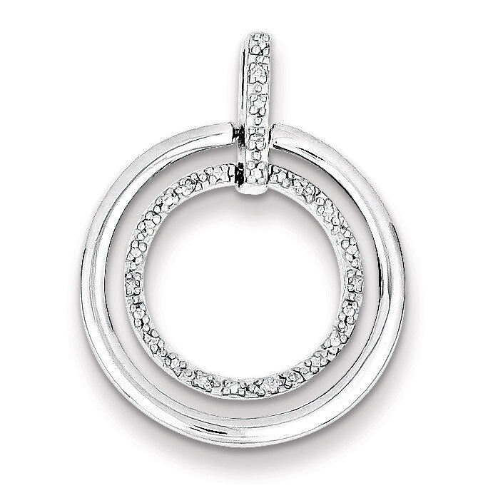 Pendant Sterling Silver Rhodium-plated Diamond QP3355, MPN: QP3355, 883957402413