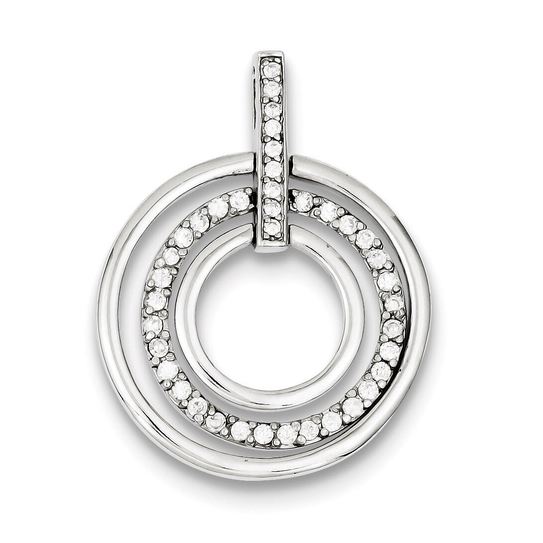 Fancy Pendant Sterling Silver Diamond QP764, MPN: QP764, 883957961651