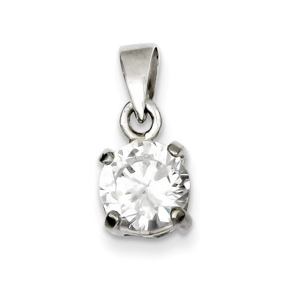 Pendant Sterling Silver Diamond QP807, MPN: QP807, 883957961903