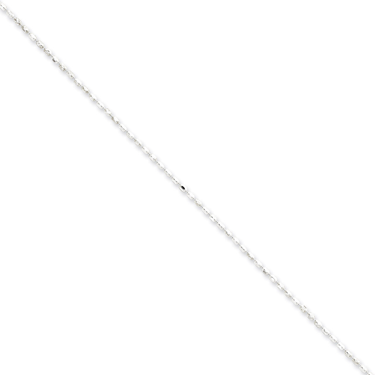 16 Inch 1.5mm Beaded Pendant Chain Sterling Silver QPE12-16, MPN: QPE12-16, 883957081175