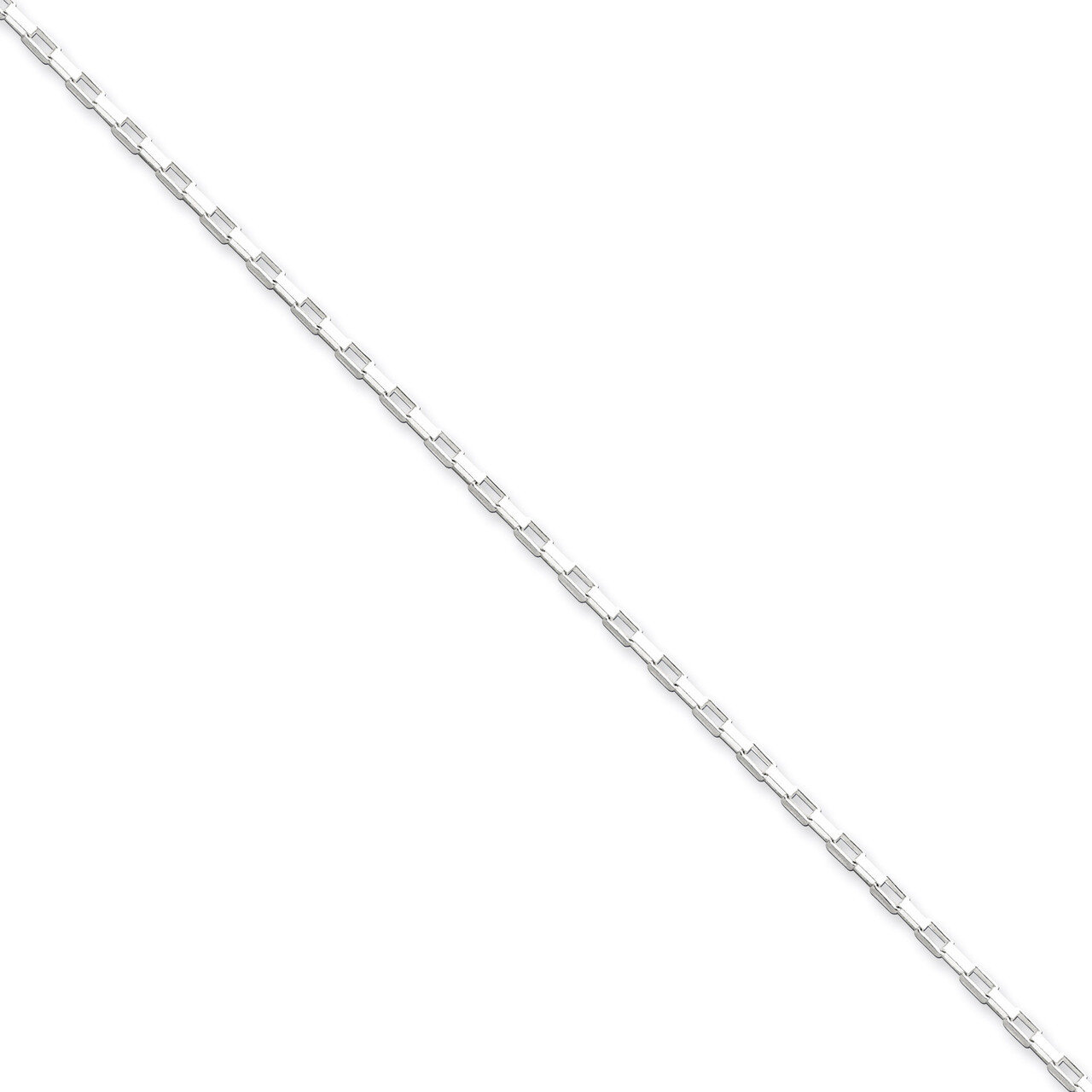 20 Inch 1.65mm Elongated Box Chain Sterling Silver QPE13-20