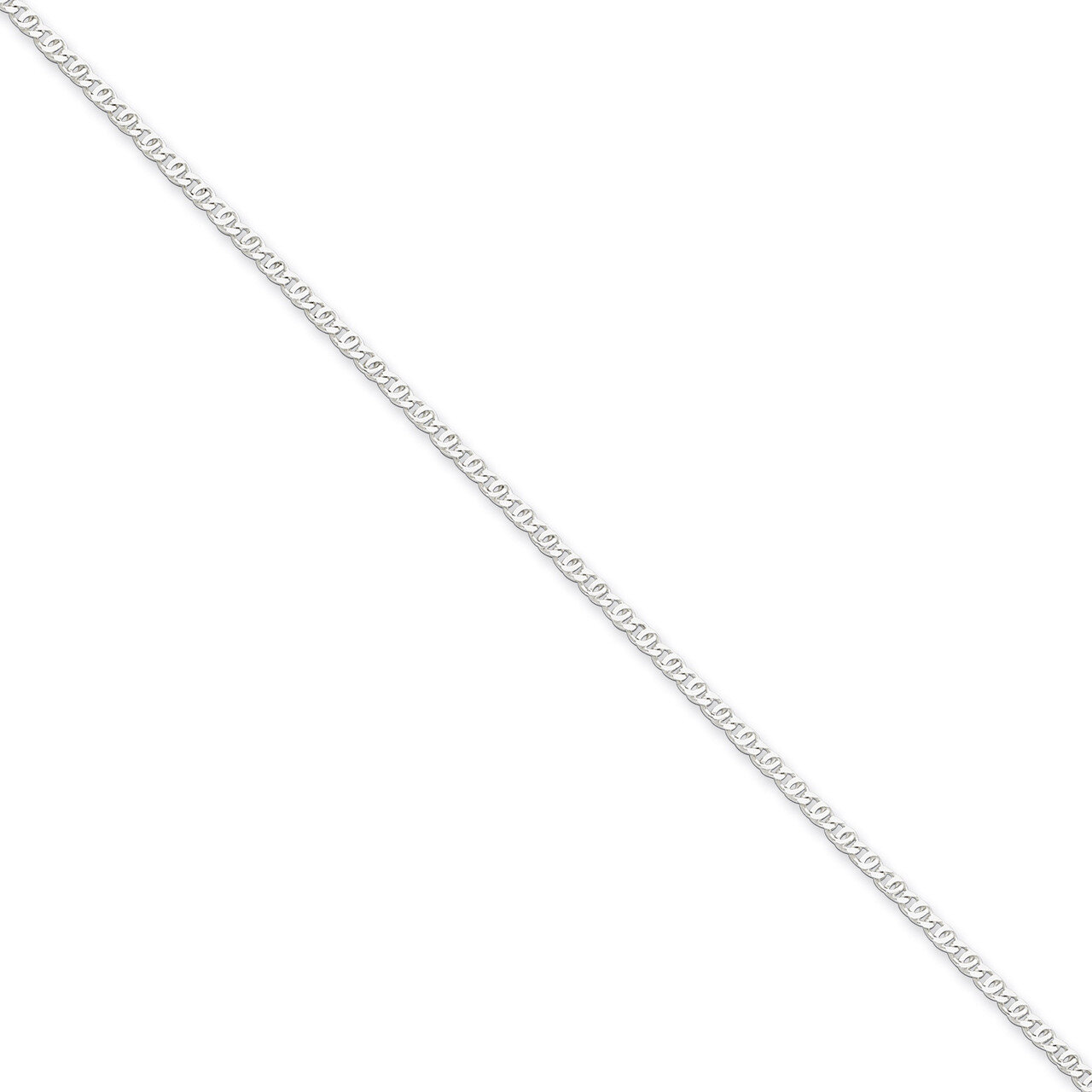 18 Inch 2mm Fancy Anchor Pendant Chain Sterling Silver QPE17-18, MPN: QPE17-18, 883957979830