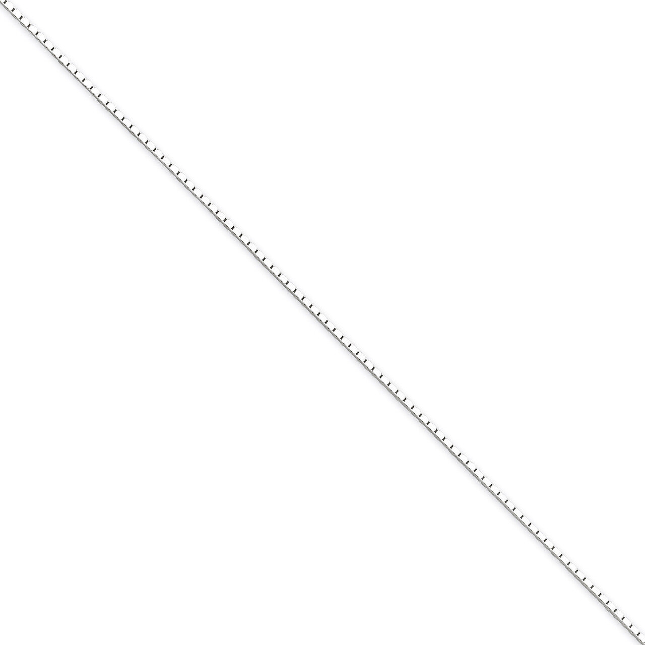 20 Inch 1mm Mirror Box Chain Sterling Silver QPE23-20, MPN: QPE23-20, 883957083094