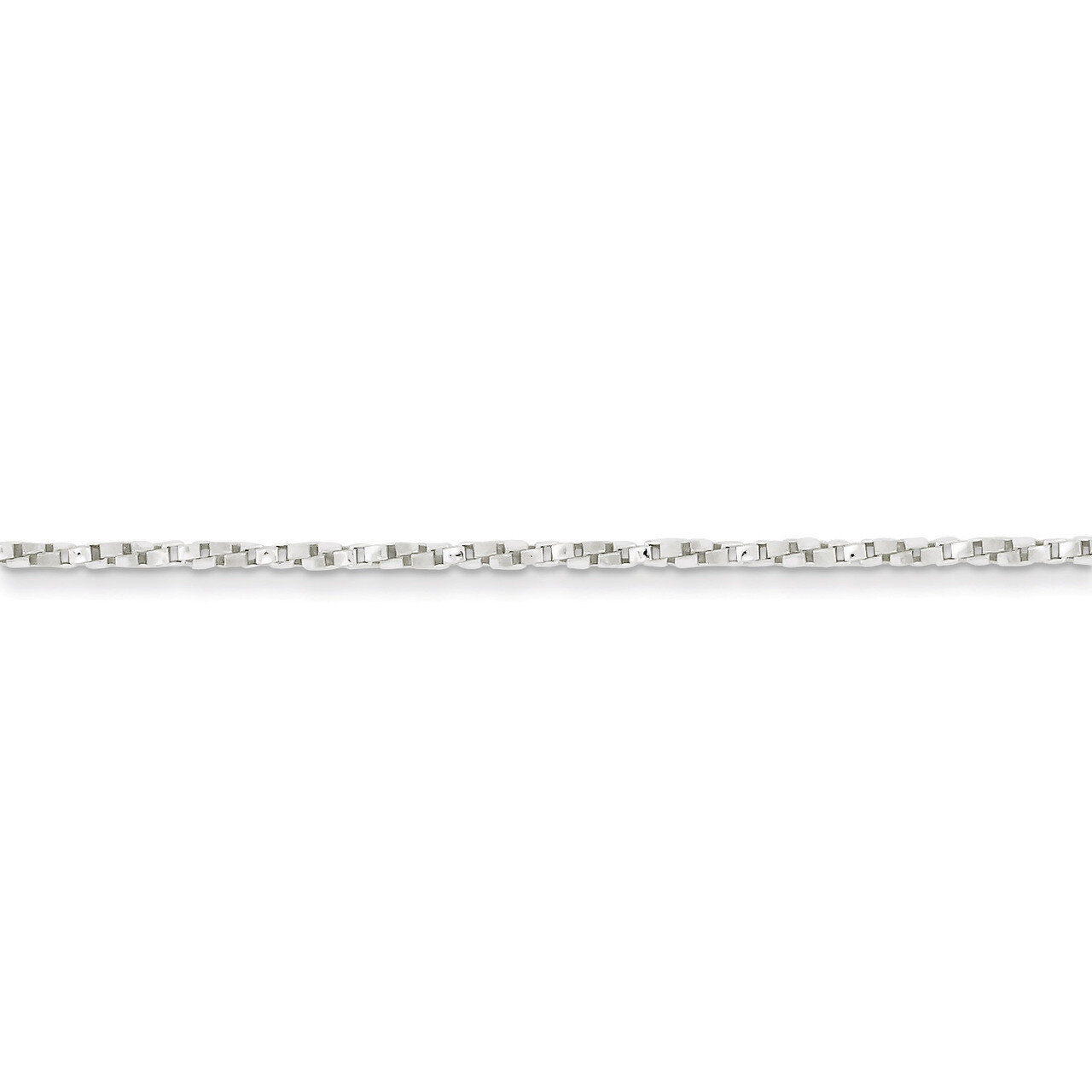 20 Inch 1.75mm Twisted Box Chain Sterling Silver QPE27-20