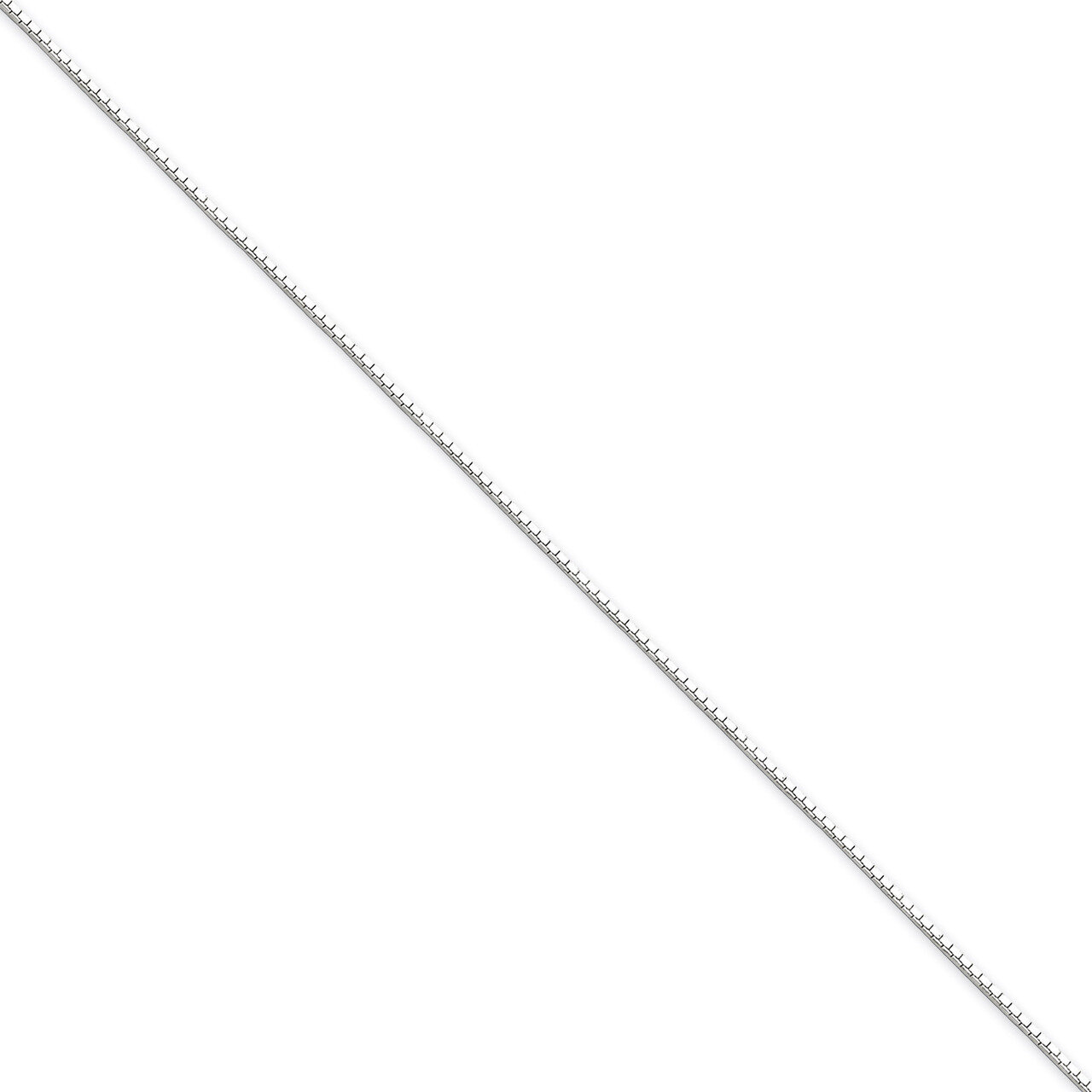 24 Inch .9mm 8 Sided Diamond-cut Mirror Box Chain Sterling Silver QPE36-24, MPN: QPE36-24, 88677440…