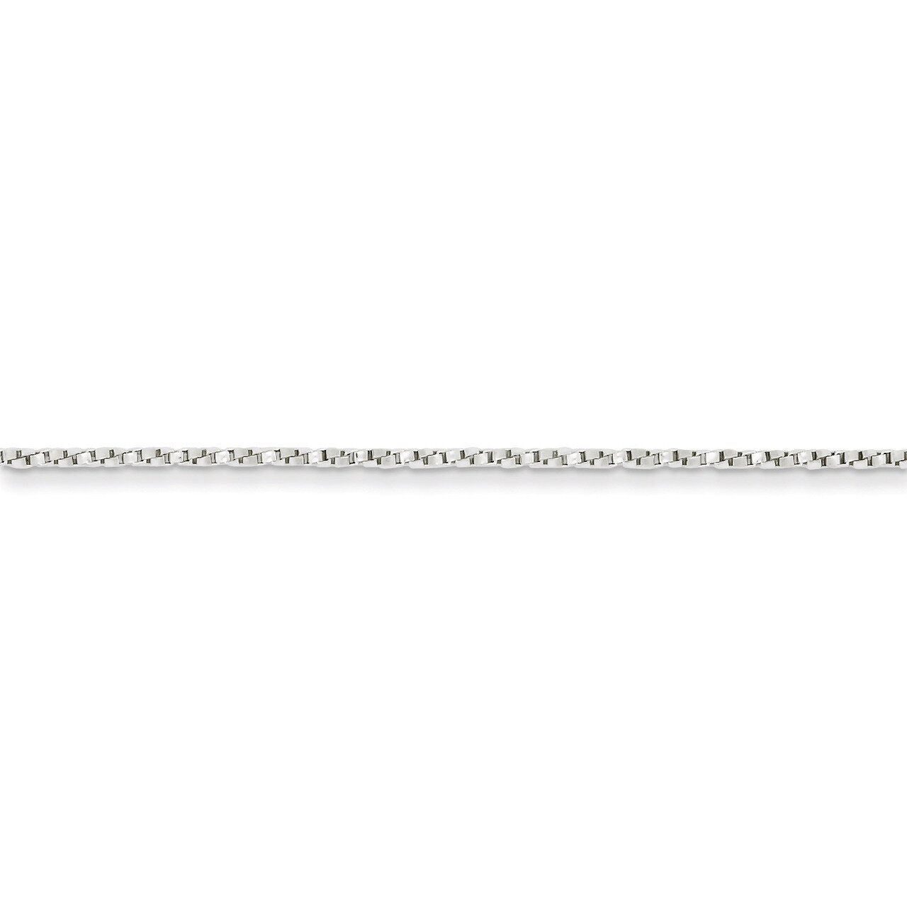 20 Inch 1.35mm Twisted Box Chain Sterling Silver QPE52-20, MPN: QPE52-20, 883957981307