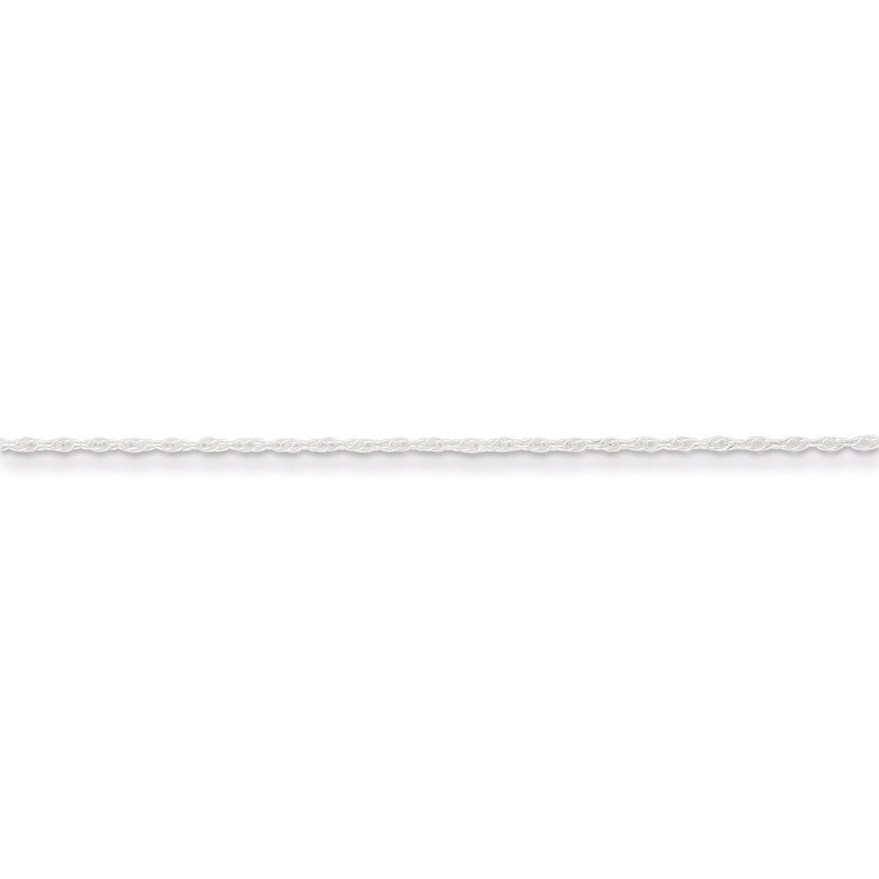16 Inch 1.25mm Loose Rope Chain Sterling Silver QPE65-16, MPN: QPE65-16, 886774408149