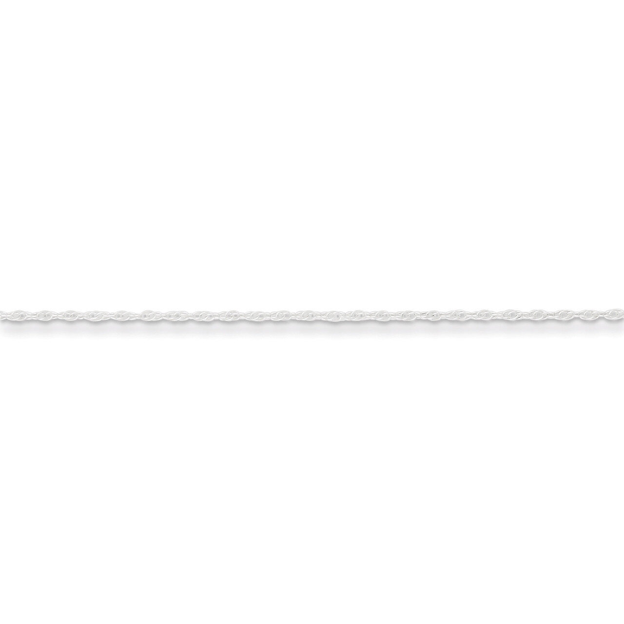 18 Inch 1.25mm Loose Rope Chain Sterling Silver QPE65-18