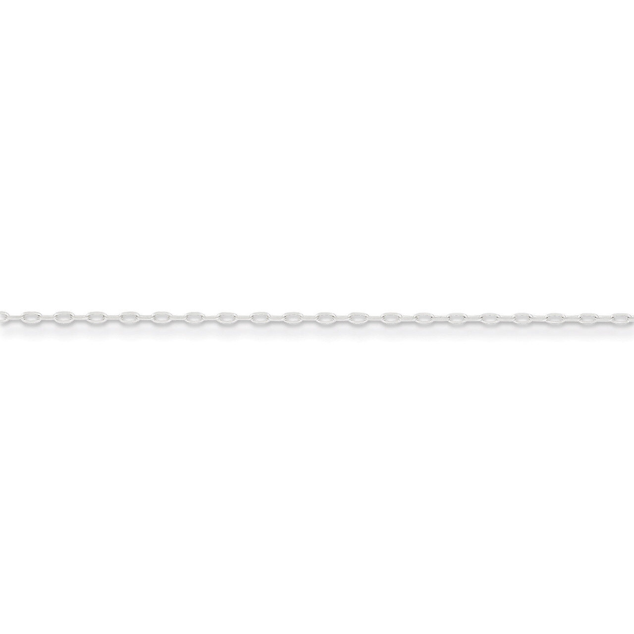 18 Inch 1mm Cable Chain Sterling Silver QPE68-18, MPN: QPE68-18, 886774420806