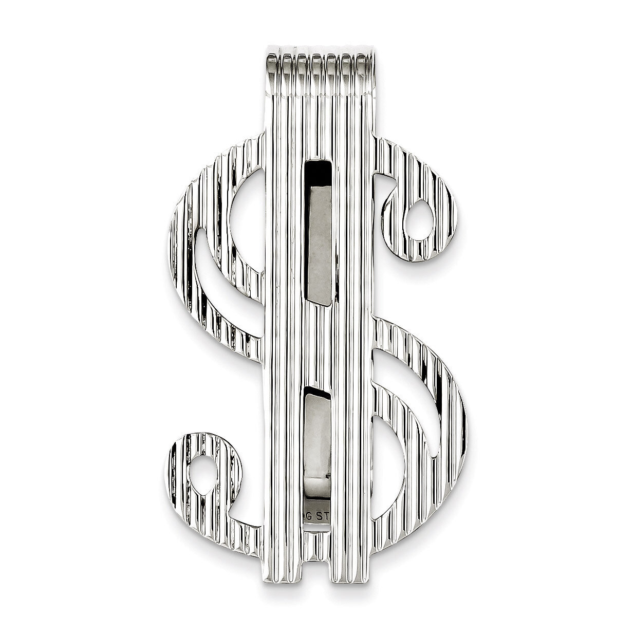 Dollar Sign Money Clip Sterling Silver QQ274