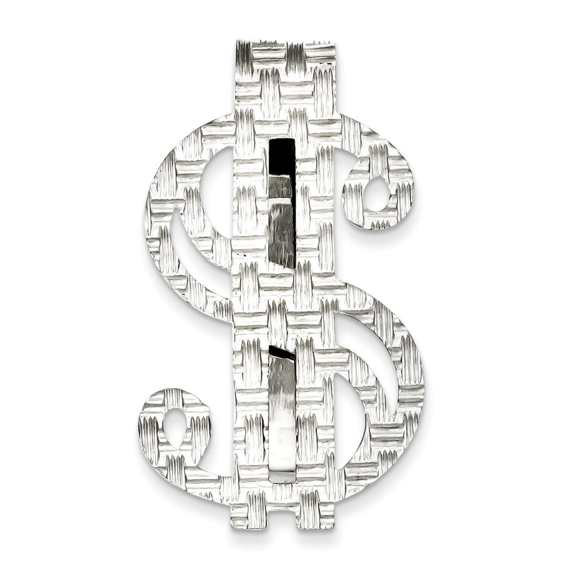 Dollar Sign Money Clip Sterling Silver QQ275