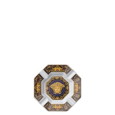 Versace Medusa Blue Ashtray IMPORT 5 1/2 inch, MPN: 14096-409620-27233, 790955201392