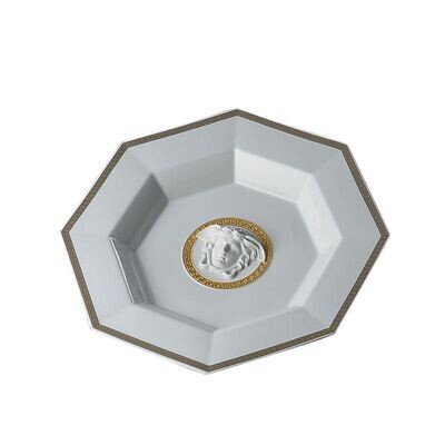 Versace Gorgona Bowl Porcelain 14 1/4 inch Octagonal, MPN: 14095-102845-25236, 790955122277