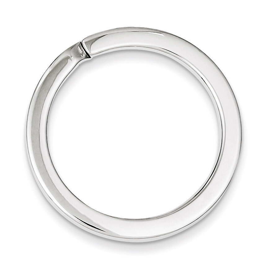 Medium Key Ring Sterling Silver QQ461