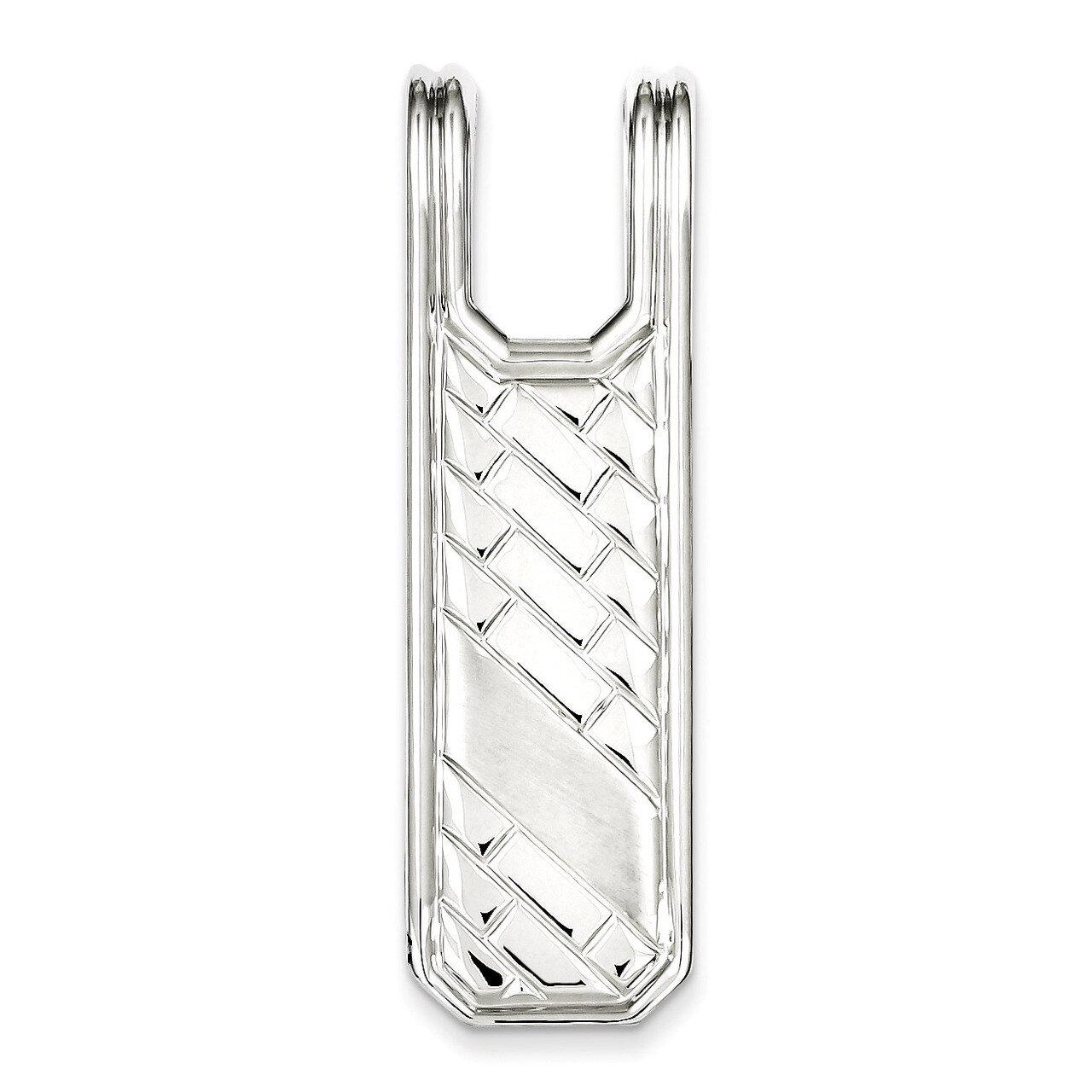 Money Clip Sterling Silver Rhodium-plated QQ494