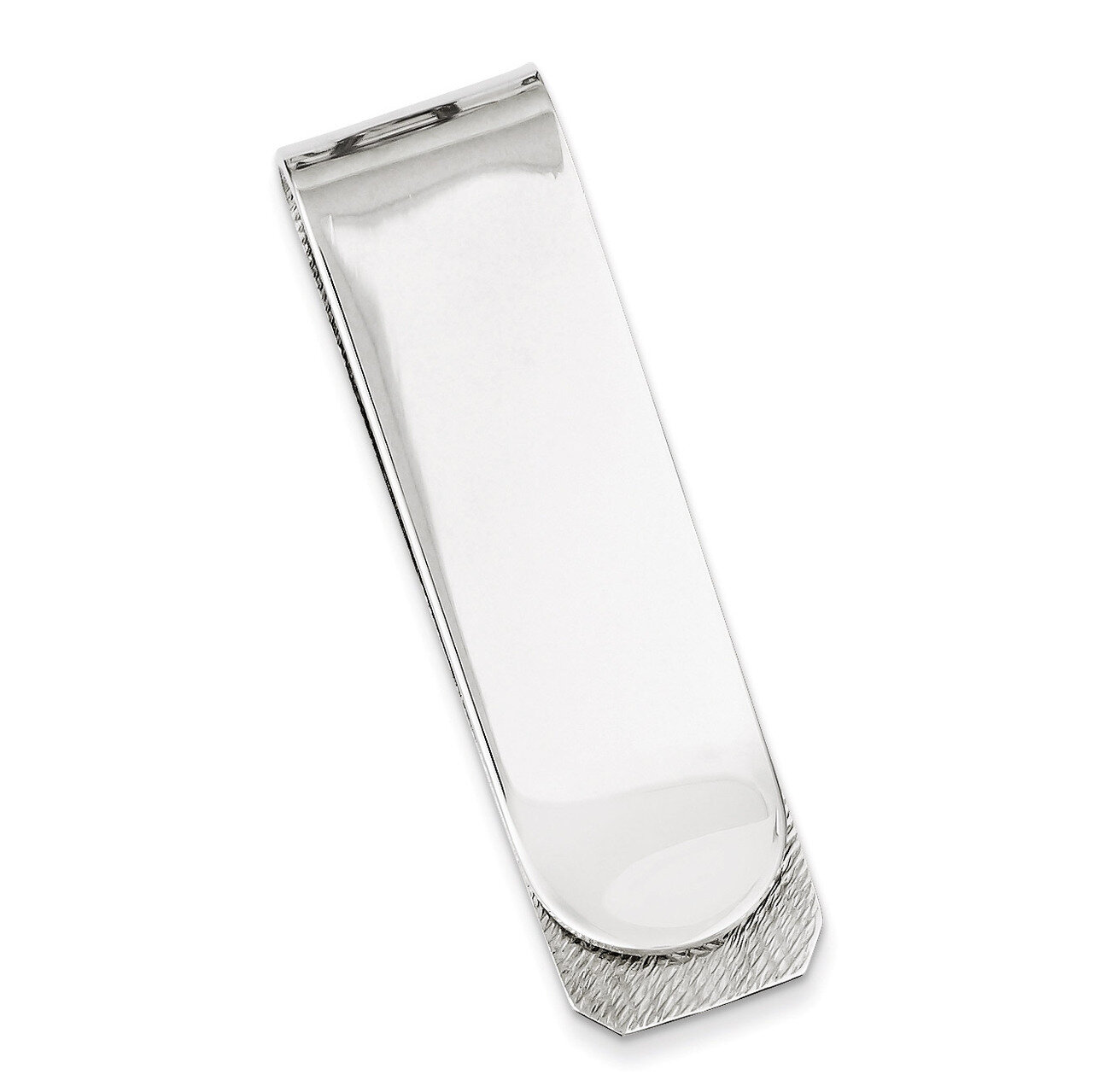 Money Clip Sterling Silver Rhodium-plated QQ500