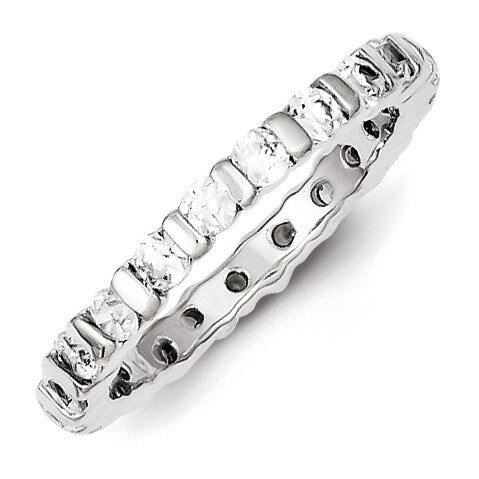 Band Sterling Silver Diamond QR1293-7