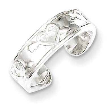 Toe Ring Sterling Silver QR618, MPN: QR618, 883957252780