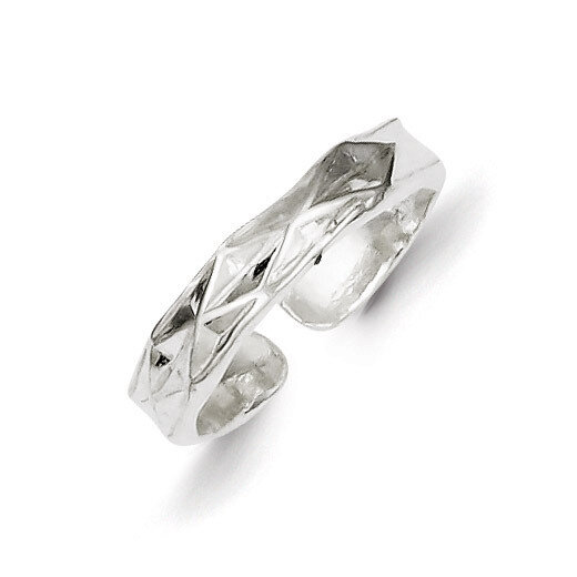 Toe Ring Sterling Silver QR627, MPN: QR627, 883957252841