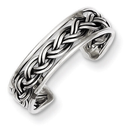 Toe Ring Antiqued Sterling Silver QR835