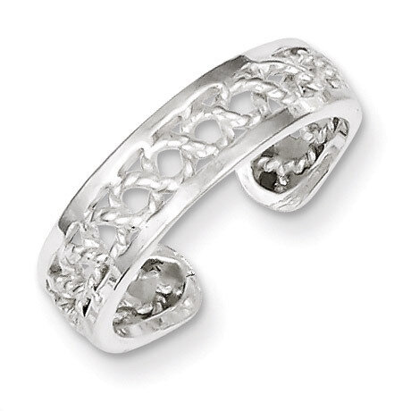 Toe Ring Sterling Silver Solid QR850