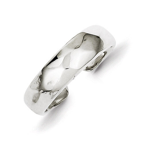 Polished Domed Toe Ring Sterling Silver Solid QR854