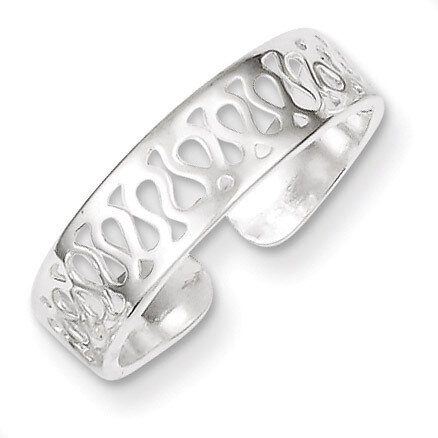 Toe Ring Sterling Silver Solid QR870