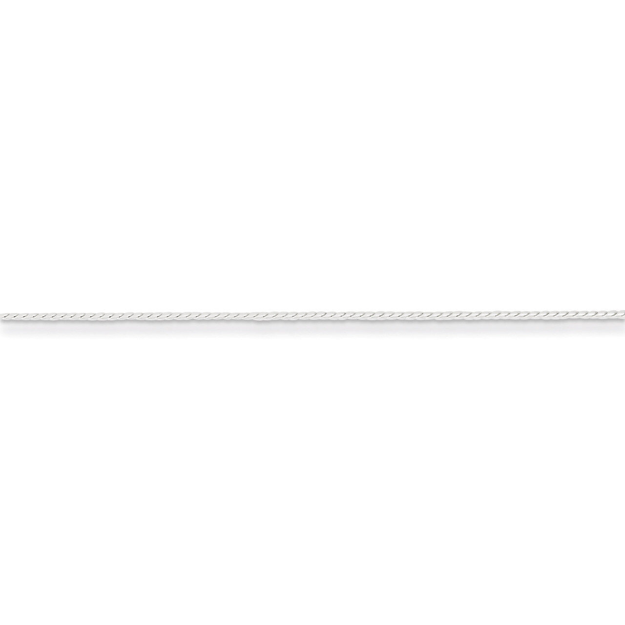 18 Inch 0.95mm Round Franco Chain Sterling Silver QRF035-18, MPN: QRF035-18, 883957084206