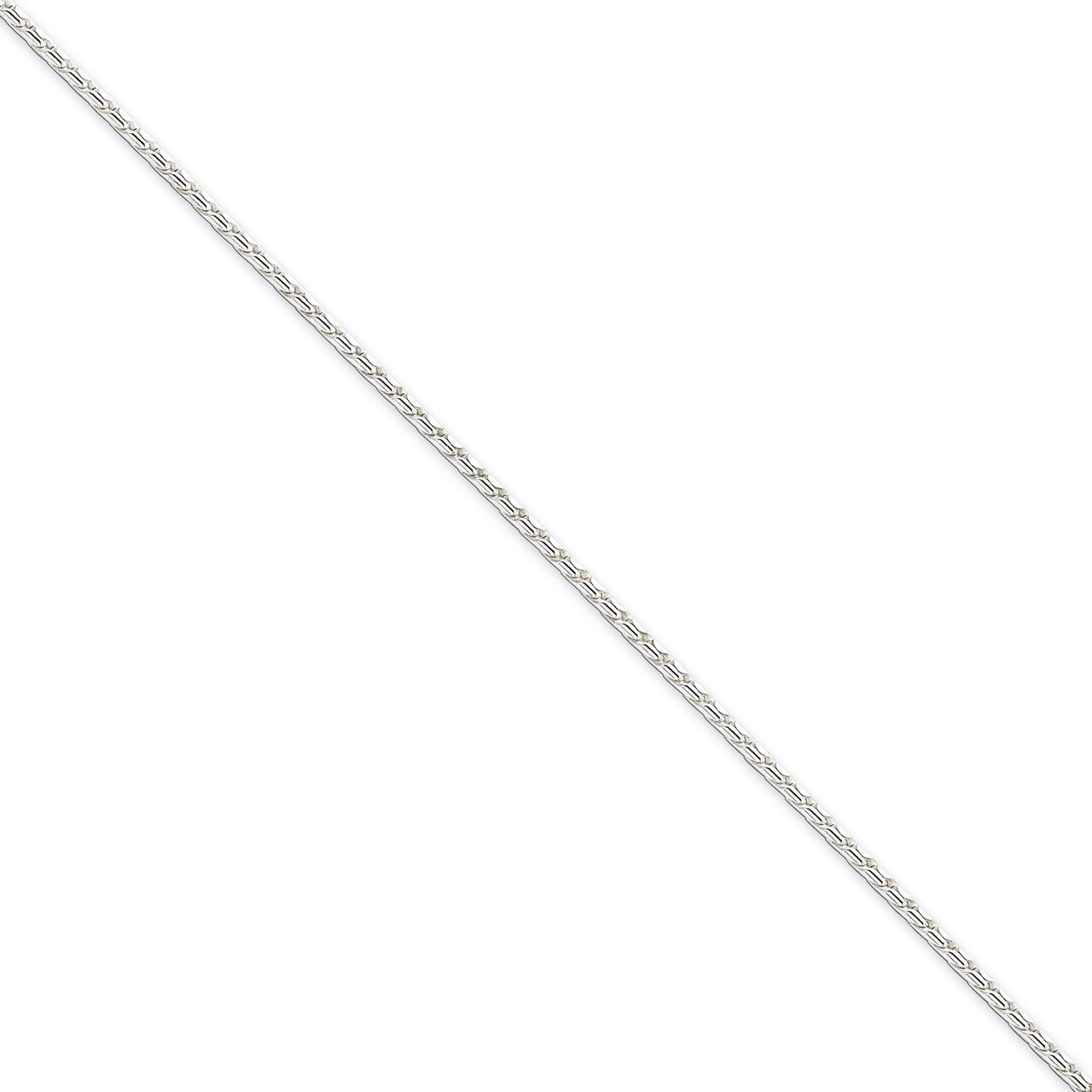 18 Inch 1.75mm Round Franco Chain Sterling Silver QRF080-18, MPN: QRF080-18, 883957256306