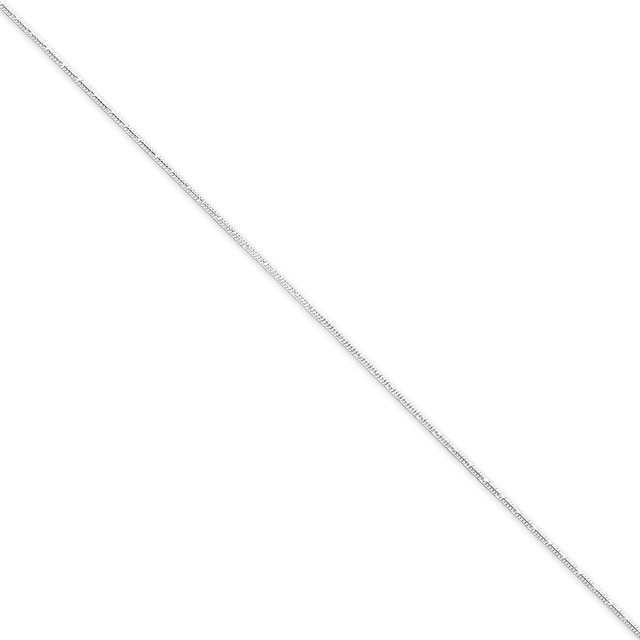 20 Inch 1.2mm Diamond-cut Snake Chain Sterling Silver QSD1-20, MPN: QSD1-20, 883957084602