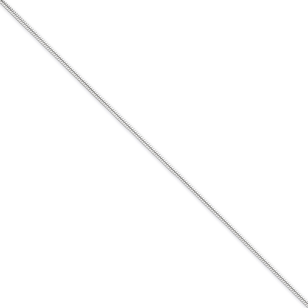 30 Inch 1.5mm Round Snake Chain Sterling Silver QSN045-30, MPN: QSN045-30, 883957257433