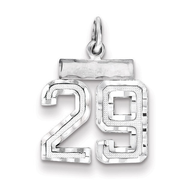 Number 29 Charm Sterling Silver QSN29, MPN: QSN29, 883957120560