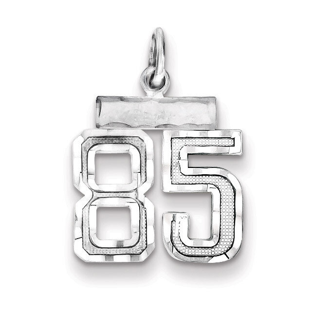 Number 85 Charm Sterling Silver QSN85, MPN: QSN85, 883957121758