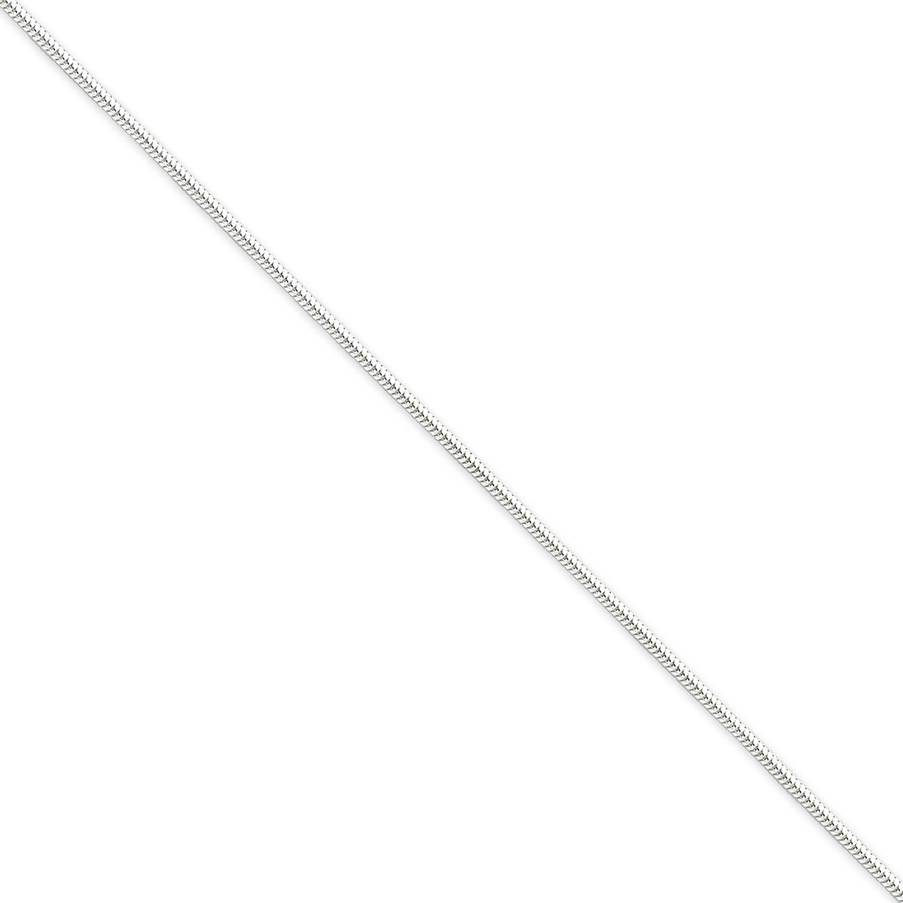 24 Inch 1.6mm Round Snake Chain Sterling Silver QSNL050-24, MPN: QSNL050-24, 883957257730