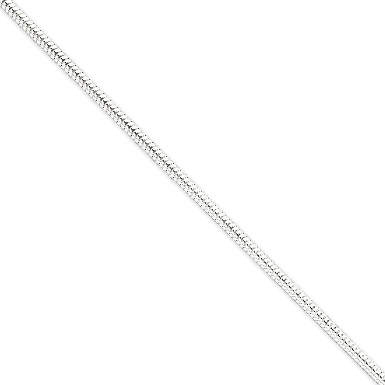 20 Inch 3.00mm Round Snake Chain Sterling Silver QSNL080-20, MPN: QSNL080-20, 883957257907