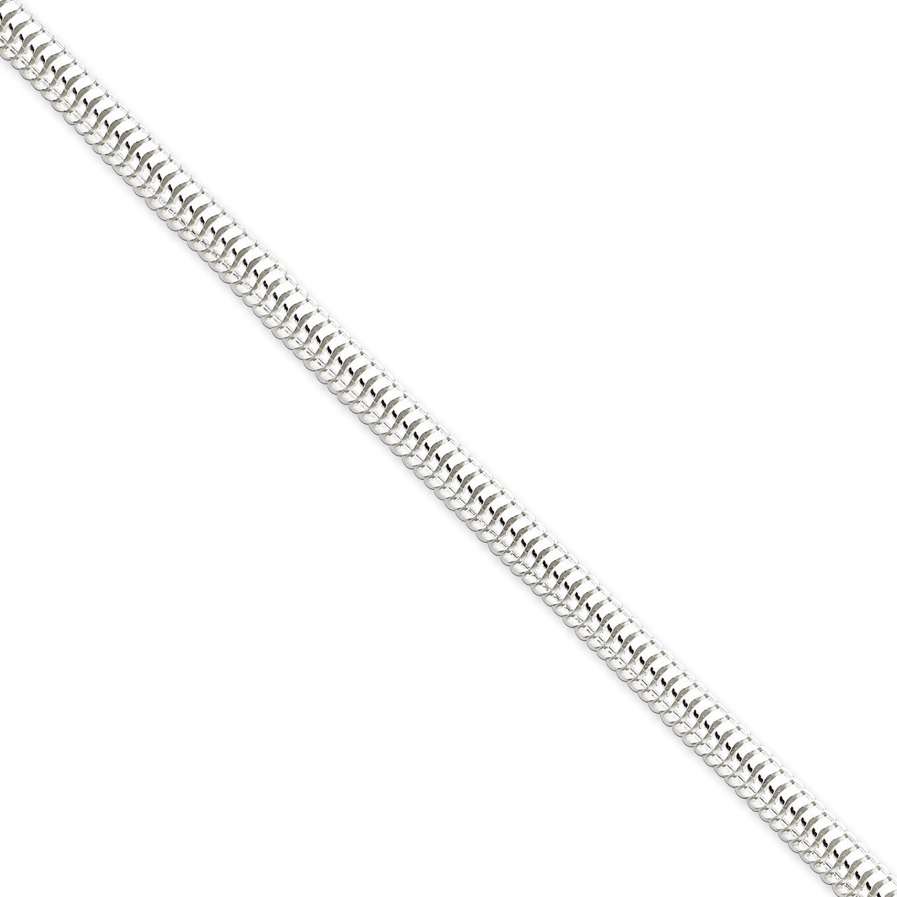 24 Inch 5mm Round Snake Chain Sterling Silver QSNL120-24, MPN: QSNL120-24, 883957258027