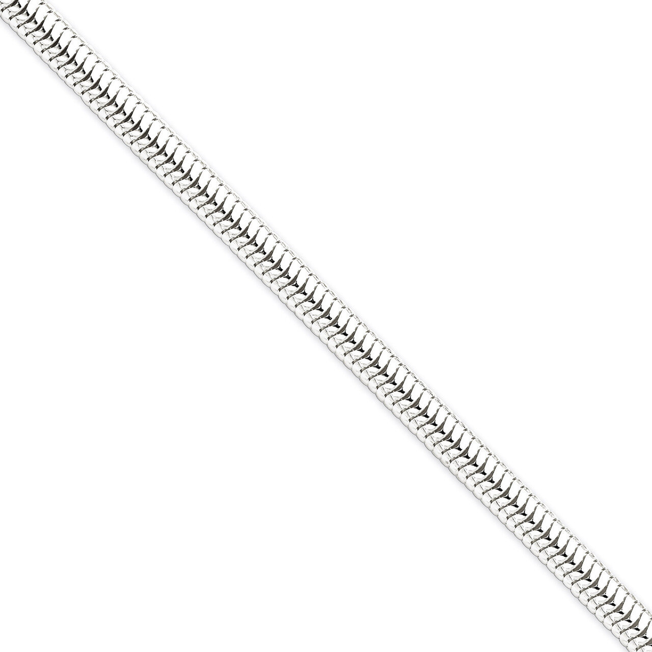 24 Inch 6mm Round Snake Chain Sterling Silver QSNL150-24, MPN: QSNL150-24, 883957258058