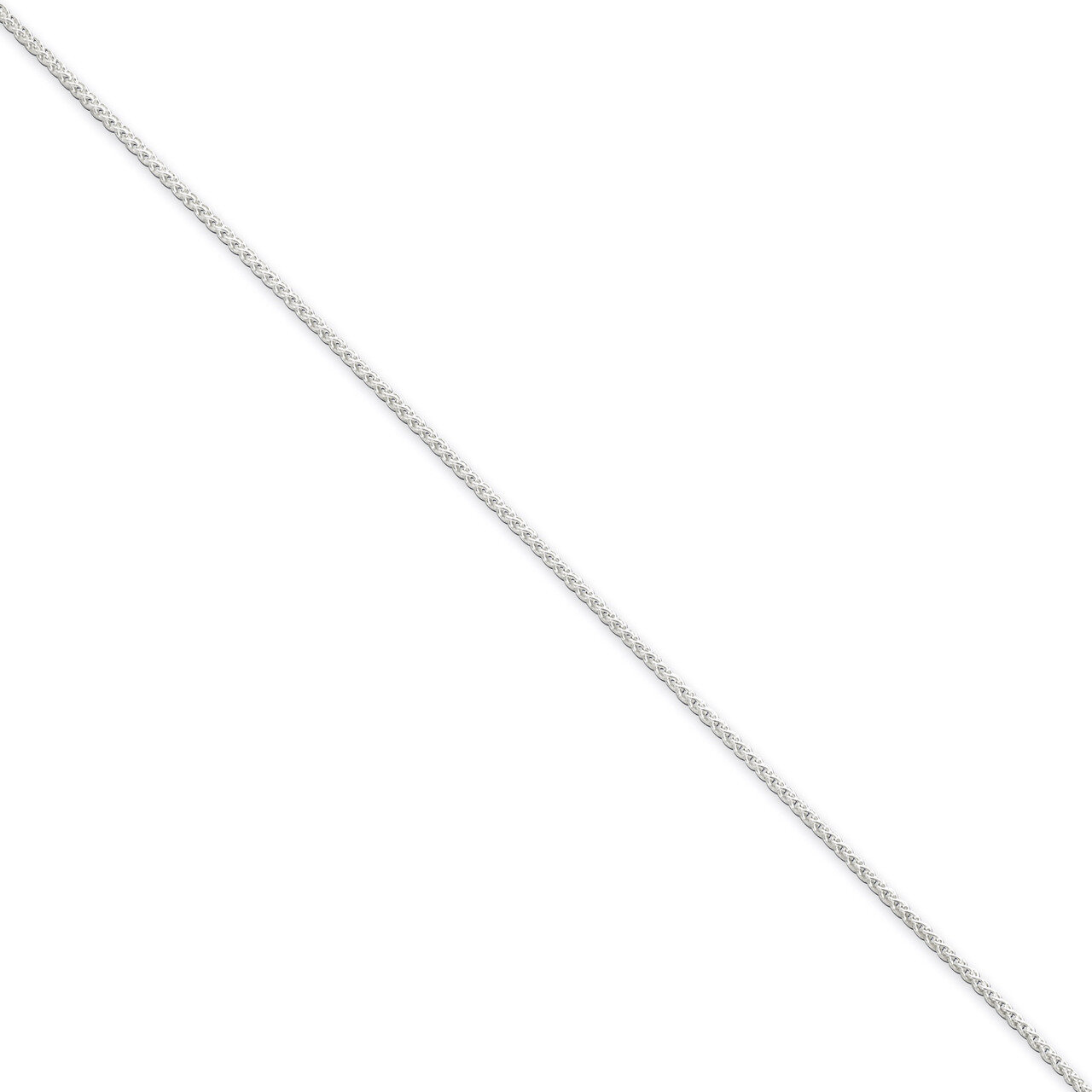 24 Inch 1.25mm Round Spiga Necklace Sterling Silver QSP030-24