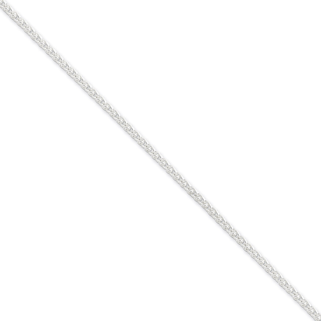 16 Inch 2.5mm Round Spiga Chain Sterling Silver QSP060-16, MPN: QSP060-16, 883957258133