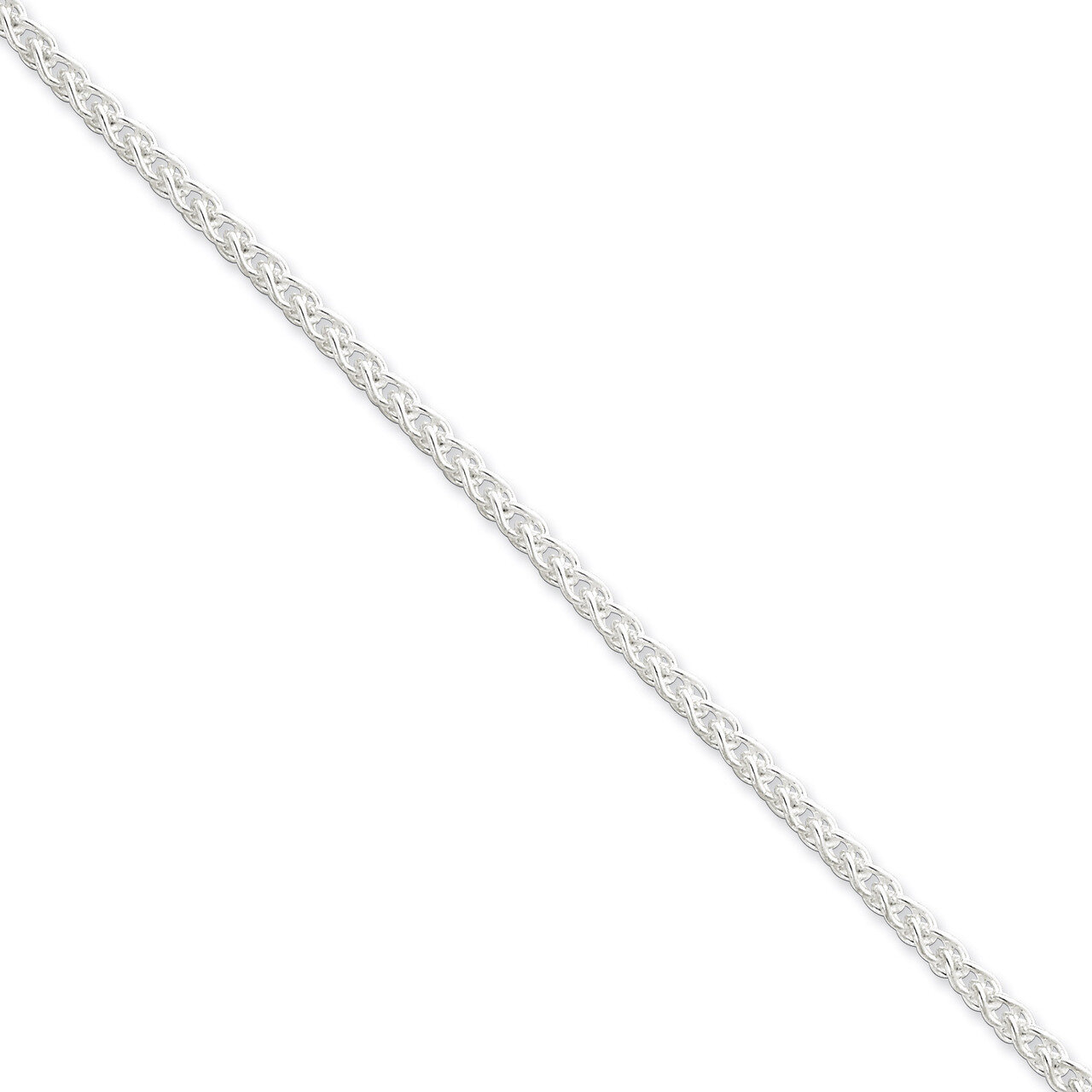 24 Inch 3mm Round Spiga Chain Sterling Silver QSP080-24, MPN: QSP080-24, 883957081465