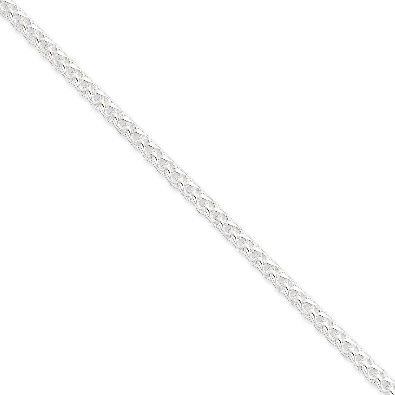 30 Inch 4mm Round Spiga Chain Sterling Silver QSP150-30, MPN: QSP150-30, 883957258195