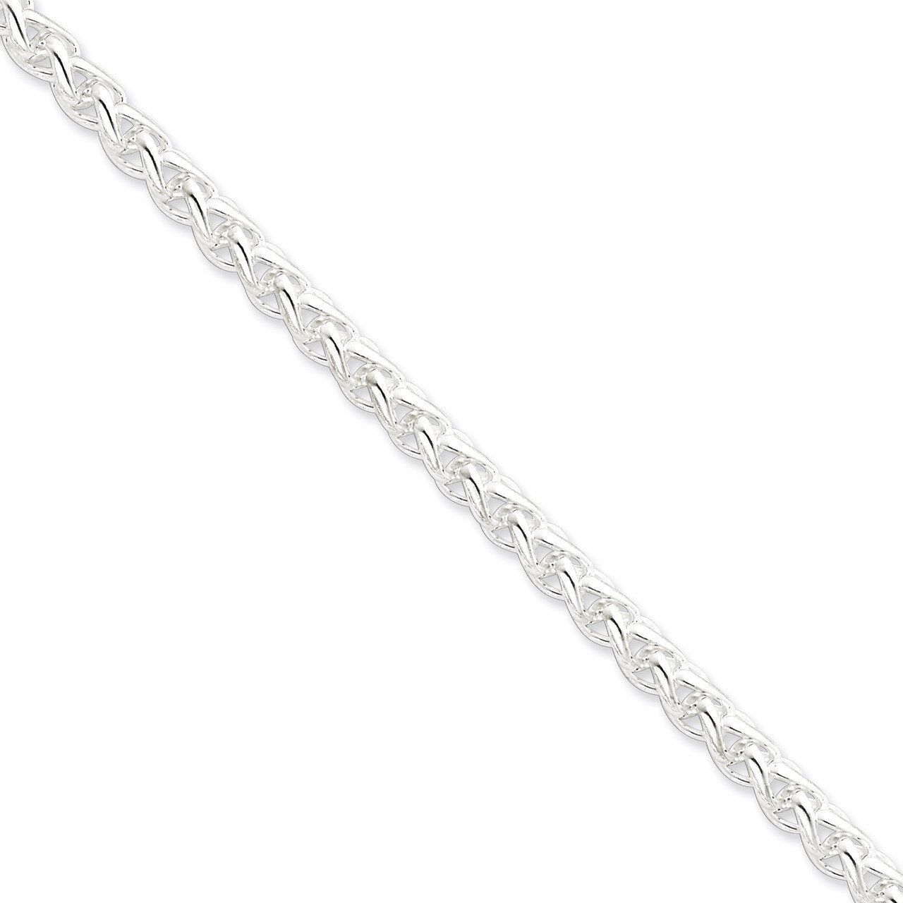 18 Inch 6mm Round Spiga Chain Sterling Silver QSP250-18, MPN: QSP250-18, 883957258249