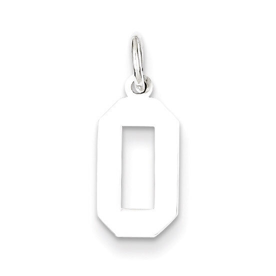 Charm Number 0 Sterling Silver Polished QSS00, MPN: QSS00, 883957100463
