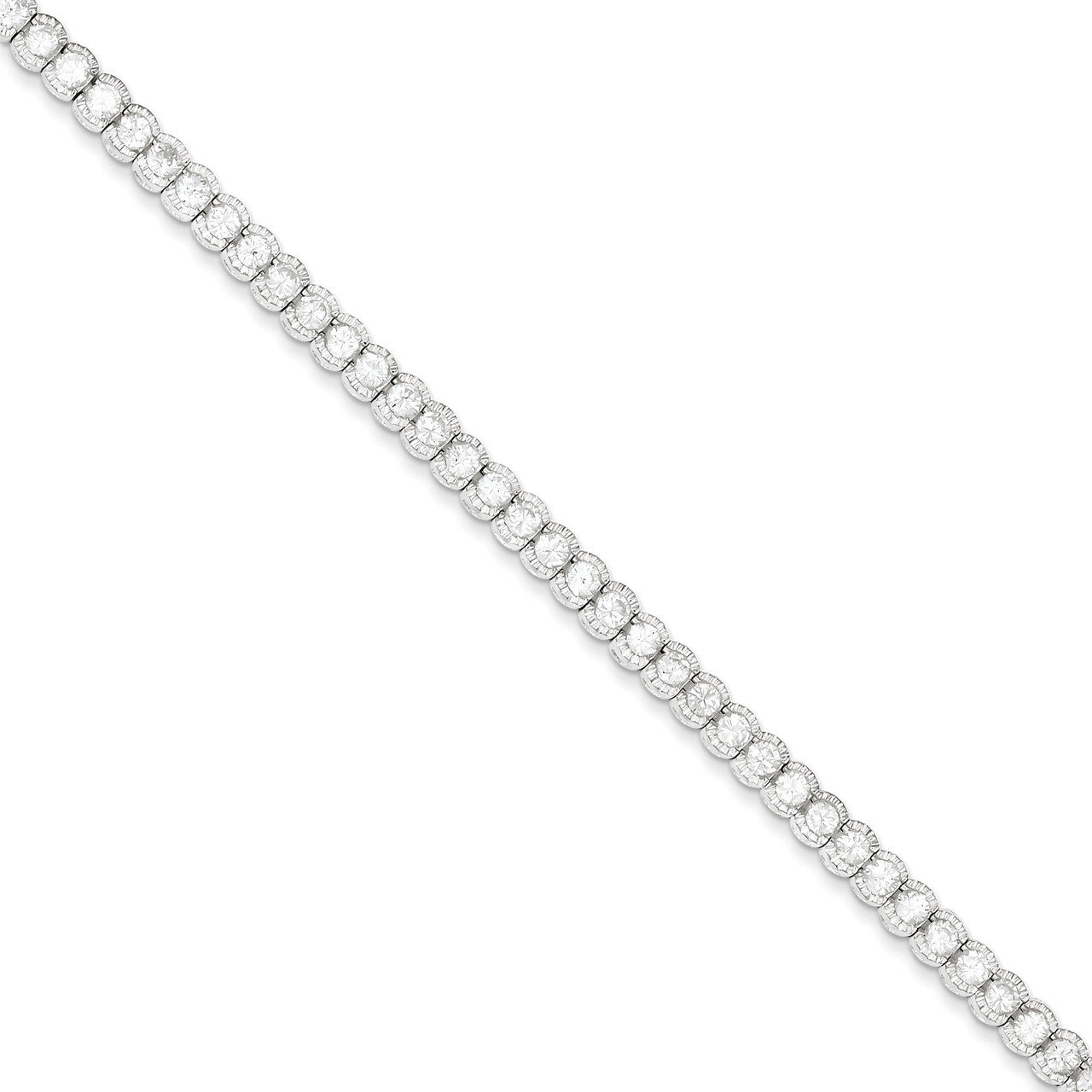 Bracelet Sterling Silver Diamond QX106CZ, MPN: QX106CZ, 815479015024